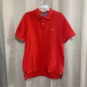 CHAPS Mens The Everyday Polo‎ Coral Orange w White Logo Size Large